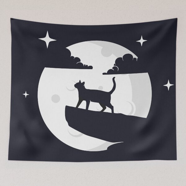 Item preview, Cat in the moon designed and sold by I'm  Redz.