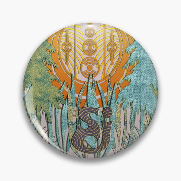 Item preview, SCI Mysterious Forest String Cheese Incident Rising Sun Sunset Sacred Geometry Enchanted Psychedelic Festival designed and sold by Shayna Westfall.