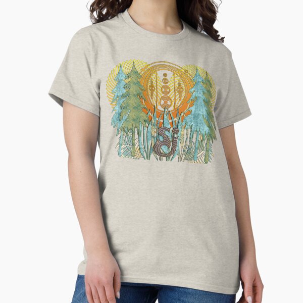 Item preview, SCI Mysterious Forest String Cheese Incident Rising Sun Sunset Sacred Geometry Enchanted Psychedelic Festival designed and sold by Shayna Westfall.