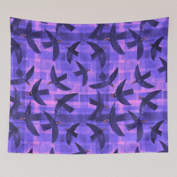 Item preview, Crows Over A Field Of Blue designed and sold by PattenMonster.