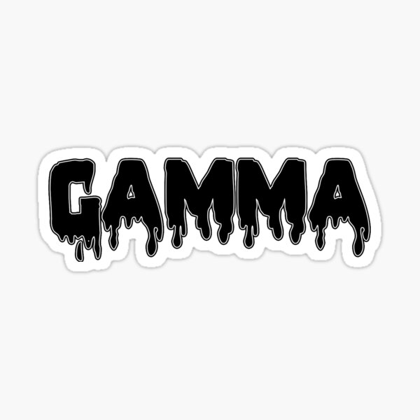 drippy gamma Sticker