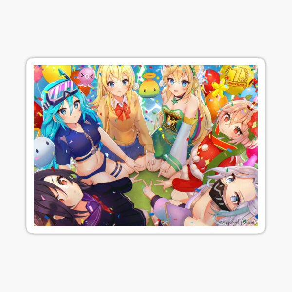 Summoners War Girls Group Anime-Geburtstag Sticker