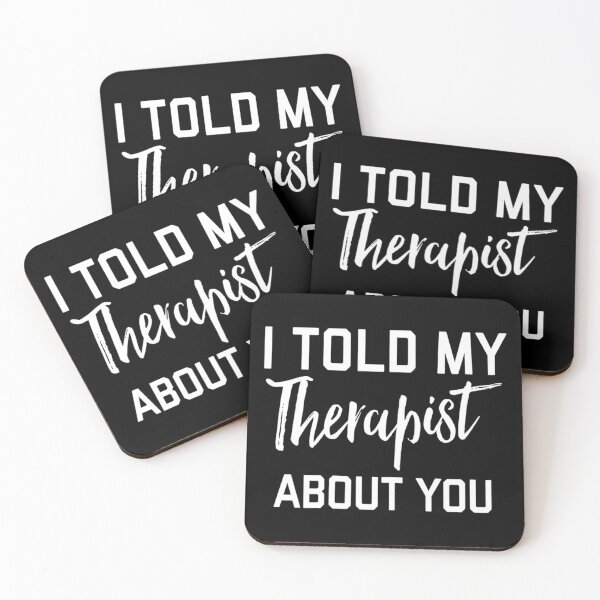 Item preview, I told my therapist about you - for therapist lovers designed and sold by TeesLina.