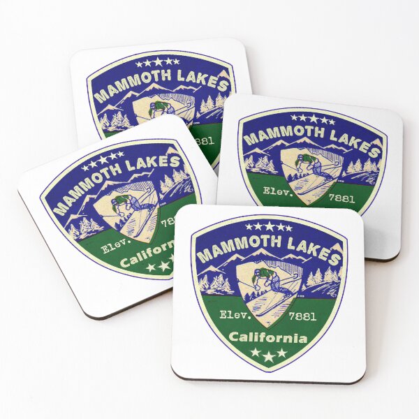 Item preview, Mammoth Lakes California Skiing Ski Mountains Skier CA designed and sold by DESTINATIONS DECAL.
