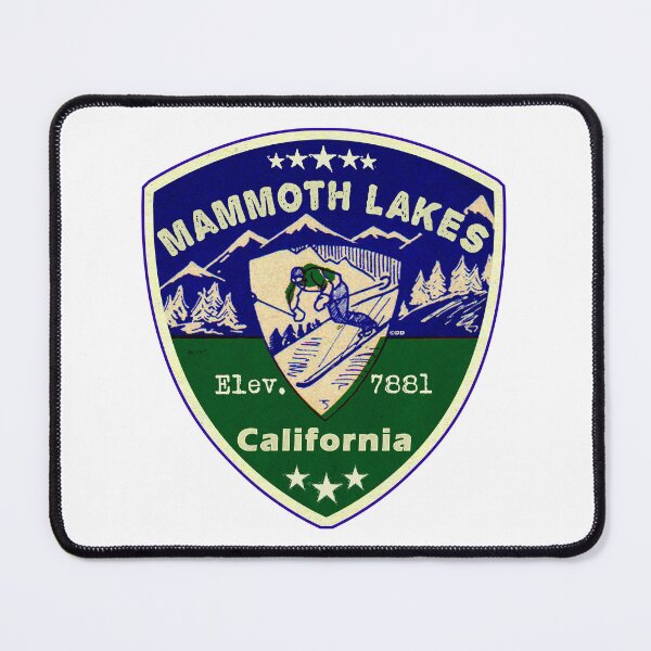 Item preview, Mammoth Lakes California Skiing Ski Mountains Skier CA designed and sold by DESTINATIONS DECAL.
