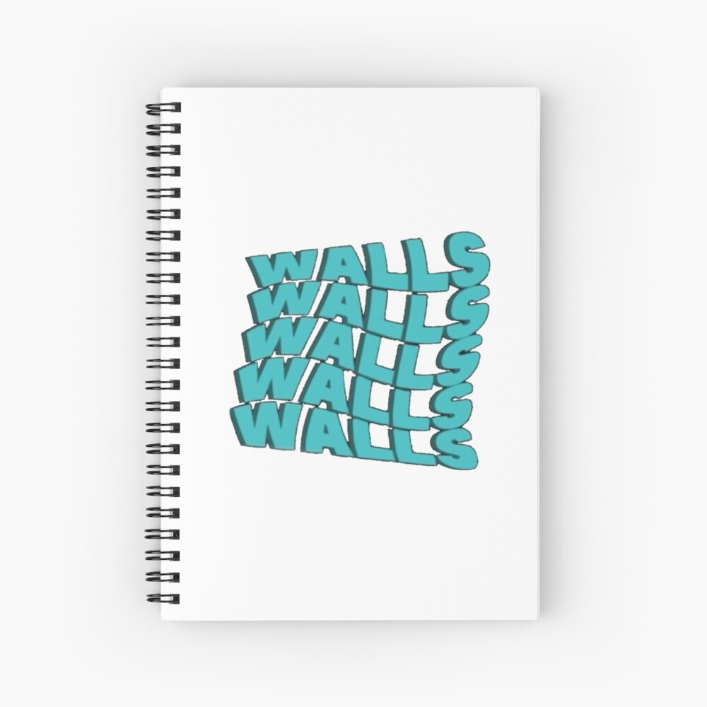 Louis Tomlinson Walls Album Cover Spiral Notebook for Sale by