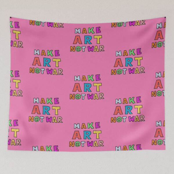 Item preview, Peace Needed. Make Art Not War. Make Love Not War. designed and sold by sundae-artisan.