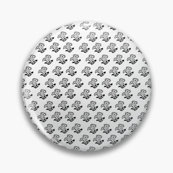 Artikelvorschau, Schwarzes kleines Blumenmuster entworfen und verkauft von Graphixhives.