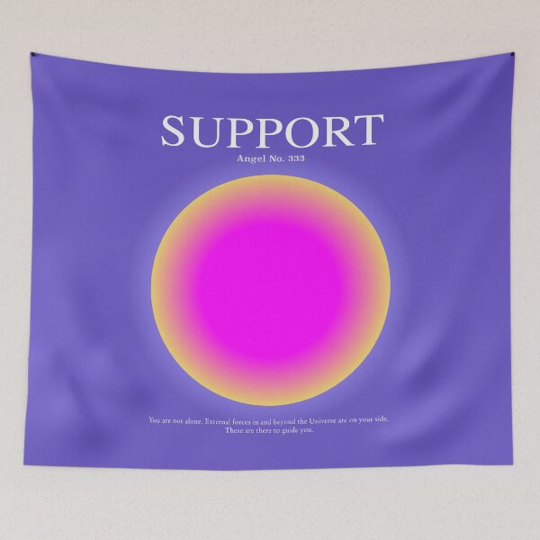 Item preview, Gradient Angel Numbers: Angel Number 333 - Support (Purple & Magenta) designed and sold by good-energy.