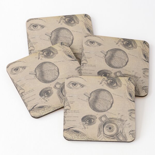 Item preview, Vintage eyes optometrist medical anatomy drawing design. designed and sold by madhatdesigns.