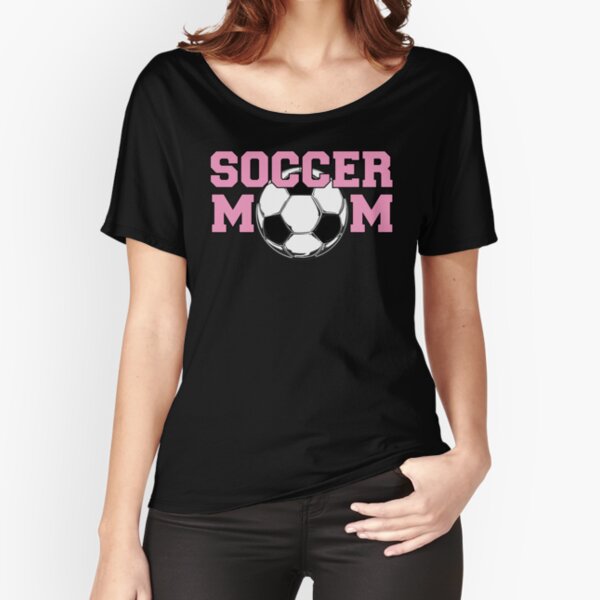 Soccer Mom Pink Relaxed Fit T-Shirt