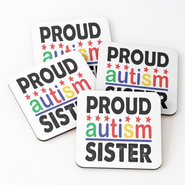 Item preview, Autism: Proud Autism Sister. World Autism Awareness Day , April 2 designed and sold by SpringPetals.