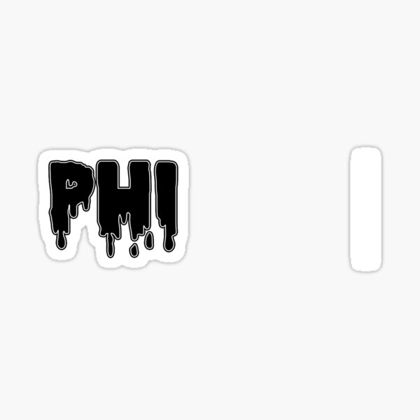drippy phi Sticker