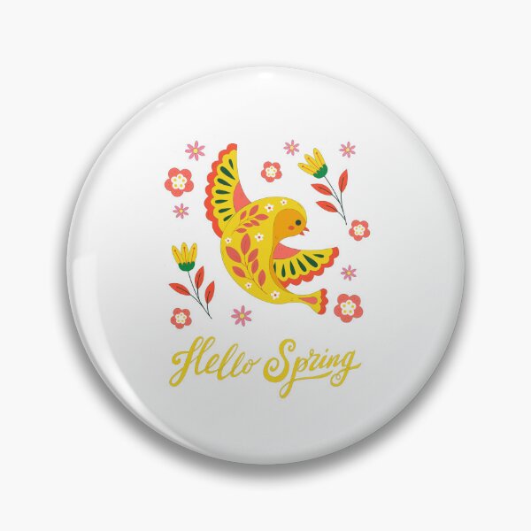 Item preview, hello spring beautiful flowers for spring season lovers designed and sold by beunique5.