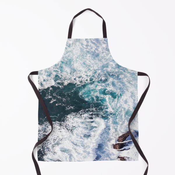 Aperçu de l'œuvre Mer ouverte, thème du paysage des vagues blanches créée et vendue par BeTheVibe.
