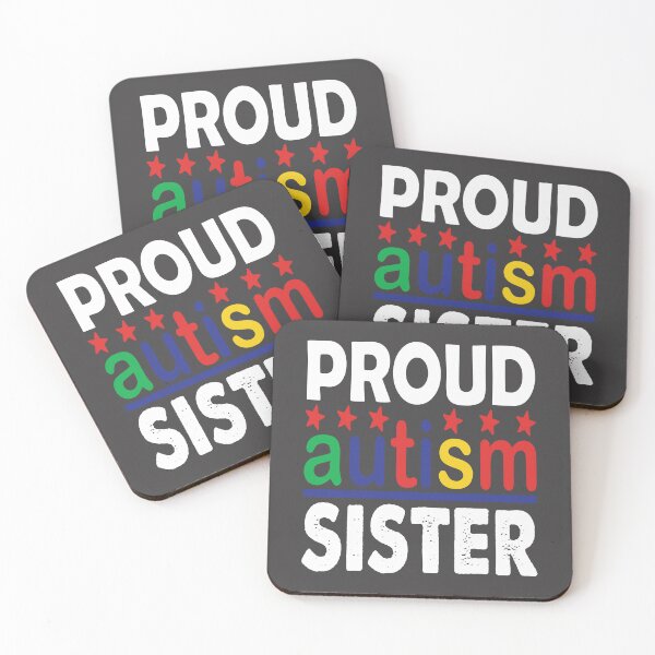 Item preview, Autism: Proud Autism Sister. World Autism Awareness Day , April 2 designed and sold by SpringPetals.