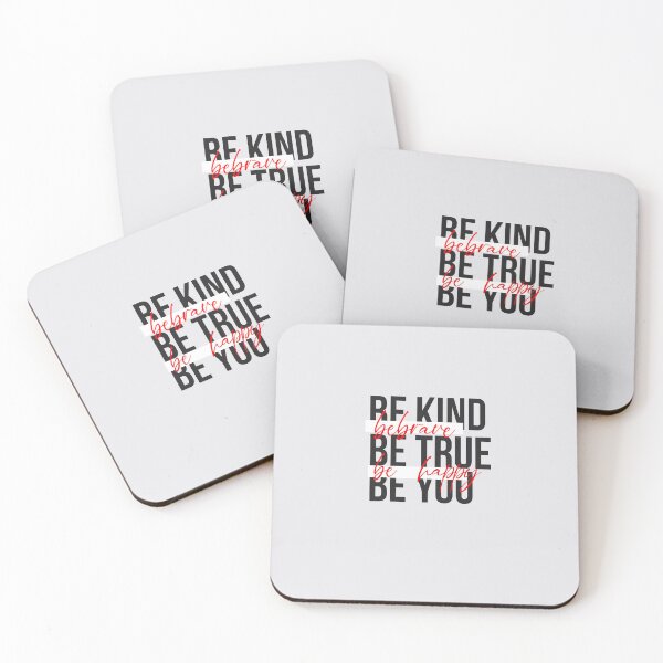 Item preview, be kind be brave be true be happy be you designed and sold by tx-shop.