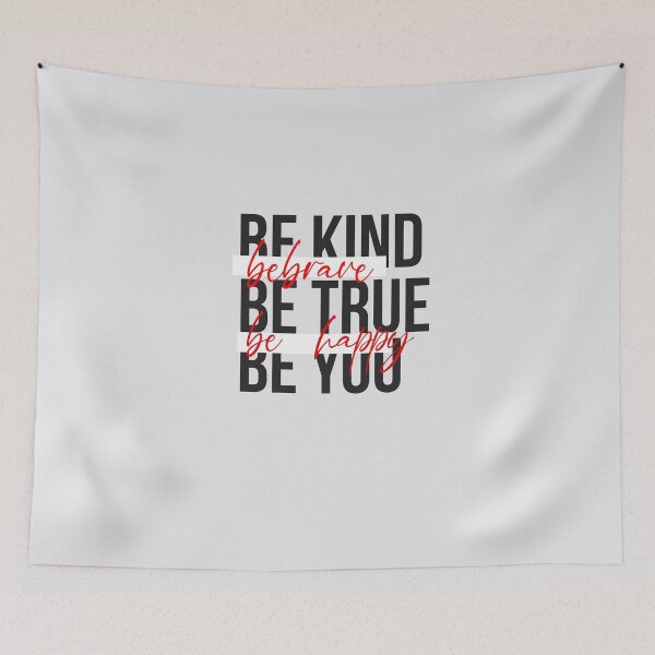 Item preview, be kind be brave be true be happy be you designed and sold by tx-shop.