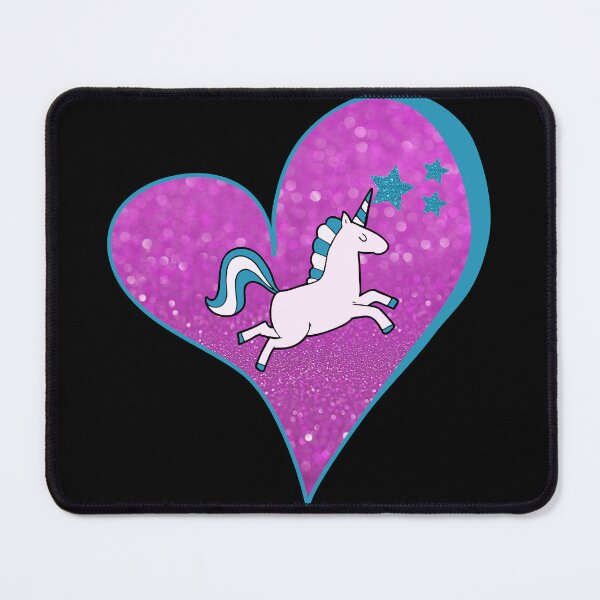 Item preview, Unicorn Heart & Stars designed and sold by DaydreamerDzine.