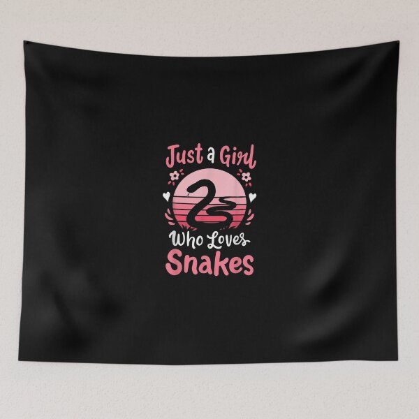 Item preview, Snake Just a Girl Who Loves Snakes T-Shirt designed and sold by AxOtylia.