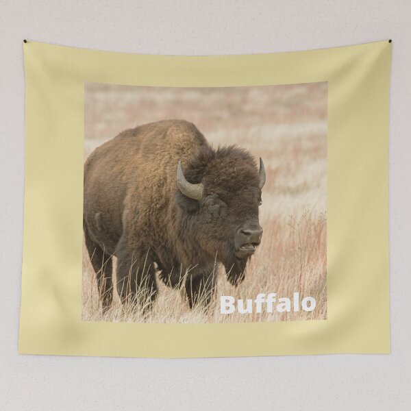 Item preview, Wild Buffalo Canvas Wall Art designed and sold by LGMmugsdesign.