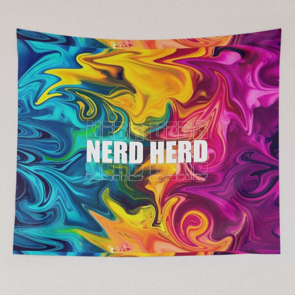 Item preview, Nerd Herd - Tie-Dye designed and sold by Nerd-Herd-Team.
