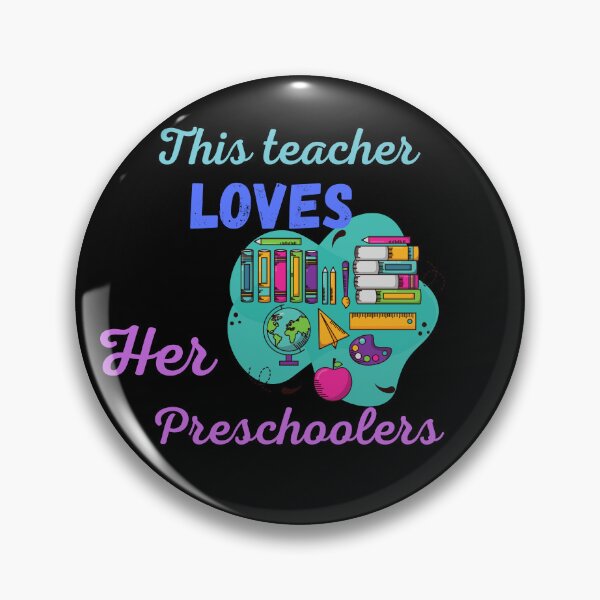 Item preview, This Teacher Loves Her Preschoolers, Classic T-shirt  designed and sold by dirlkhiat.