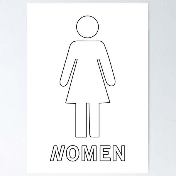 Blue Rectangle Acrylic Ladies Toilet Sign Board, For Advertisement, 0.10mm  at Rs 1.5/square inch in Gautam Budh Nagar