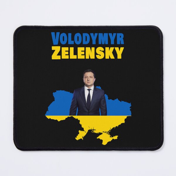 Item preview, Volodymyr Zelensky drapeau ukrainien designed and sold by CarolSchmitt.