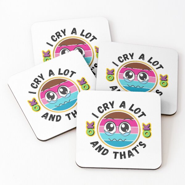 Item preview, I Cry A Lot And That's OK - Funny Crying Memes | Funny Crying Quote designed and sold by Delandor.