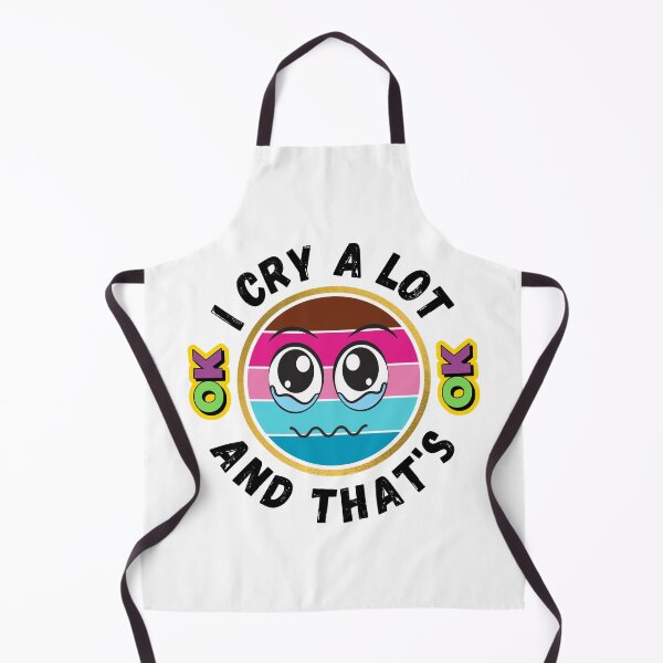 Item preview, I Cry A Lot And That's OK - Funny Crying Memes | Funny Crying Quote designed and sold by Delandor.