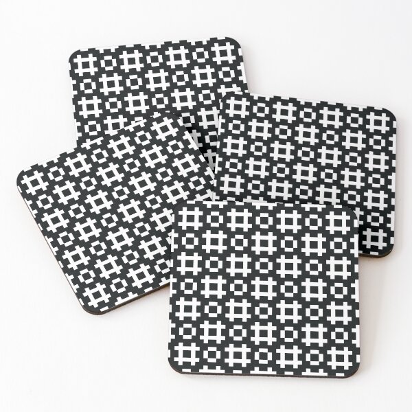 Item preview,  Pixel Hashtag-Circle Pattern designed and sold by Ray Loka.