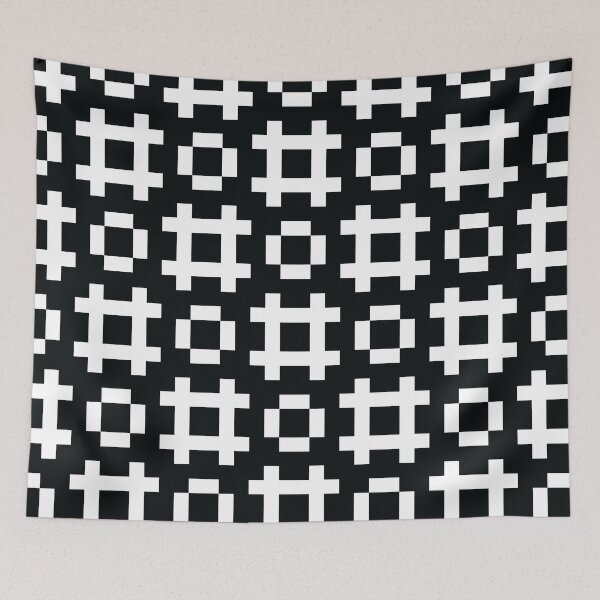Item preview,  Pixel Hashtag-Circle Pattern designed and sold by Ray Loka.