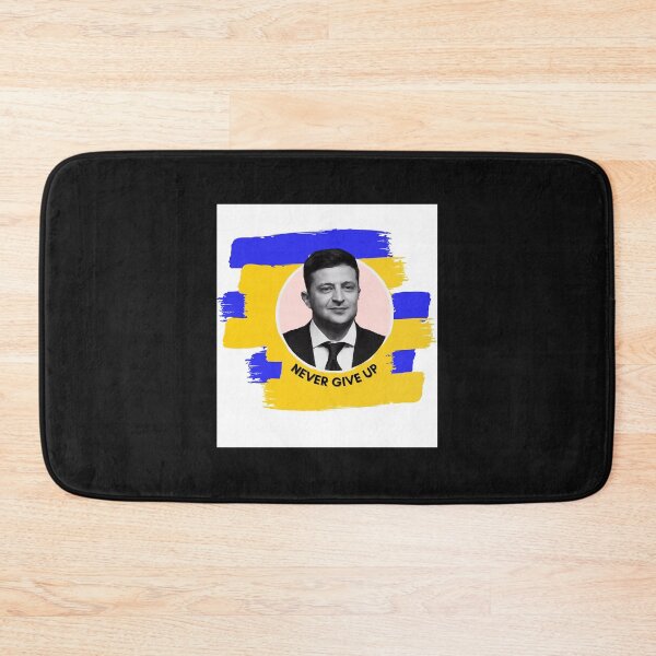 Aperçu de l'œuvre Volodymyr Zelensky Le président ukrainien n'abandonne jamais créée et vendue par CarolSchmitt.