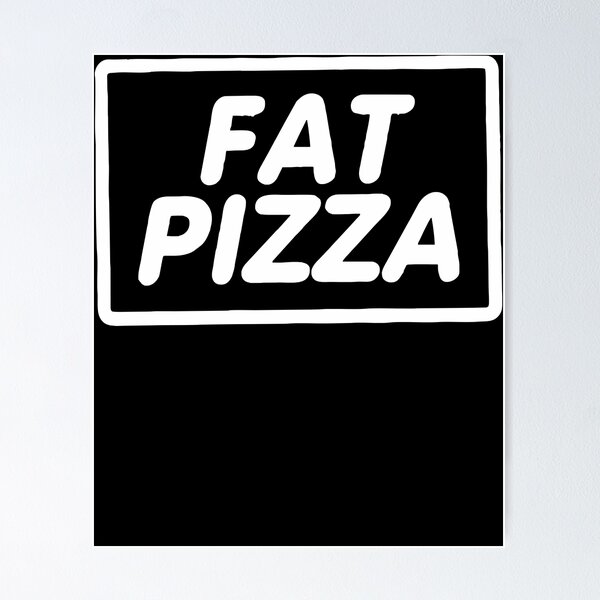Item preview, BEST SELLER Fat Pizza Logo Merchandise designed and sold by delindarashee.