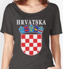 Croatia Hrvatska Deluxe National Jersey Women's Relaxed Fit T-Shirt