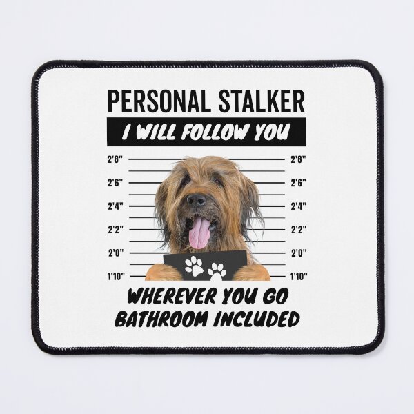Item preview, Personal Stalker Dog – Tawny Briard designed and sold by More Cute Dogs.