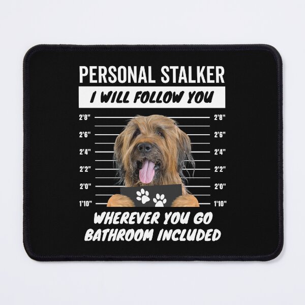 Item preview, Personal Stalker Dog – Tawny Briard designed and sold by More Cute Dogs.