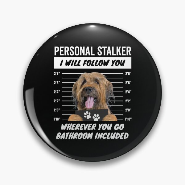 Item preview, Personal Stalker Dog – Tawny Briard designed and sold by More Cute Dogs.
