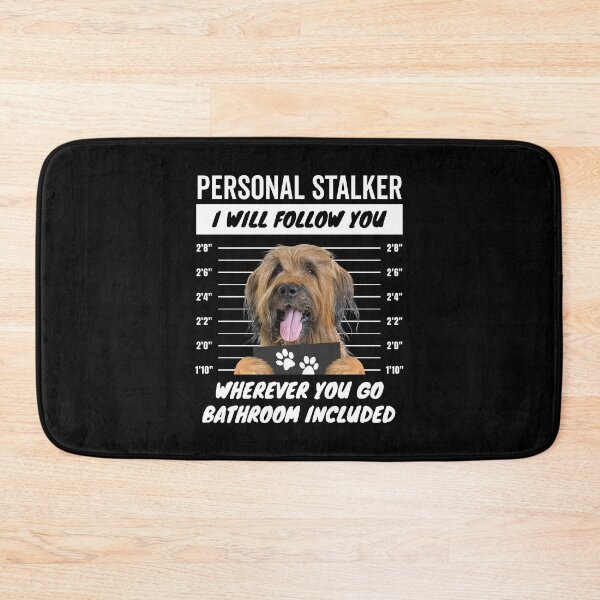 Item preview, Personal Stalker Dog – Tawny Briard designed and sold by More Cute Dogs.