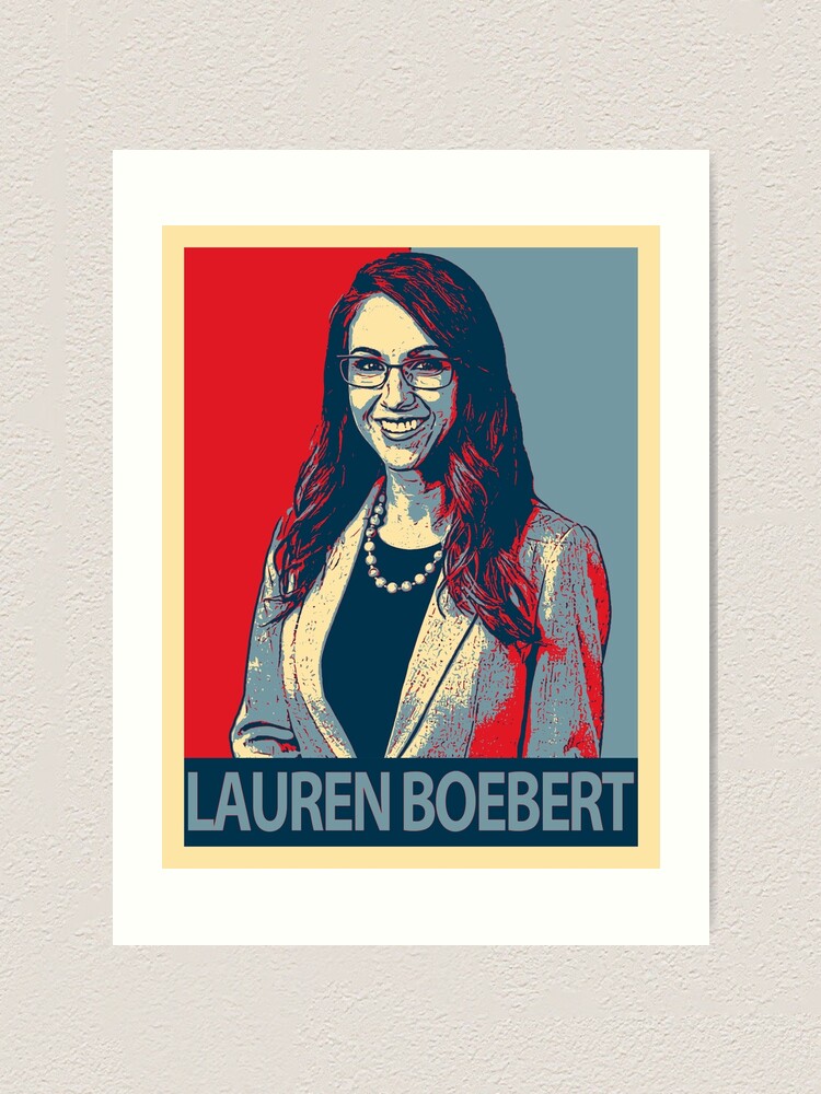 “Lauren Boebert design” Art Print by Wuando | Redbubble