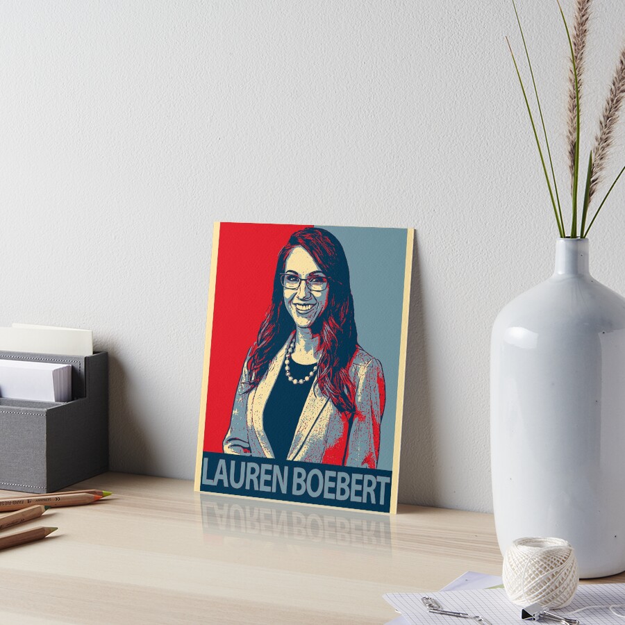 “Lauren Boebert design” Art Board Print by Wuando | Redbubble