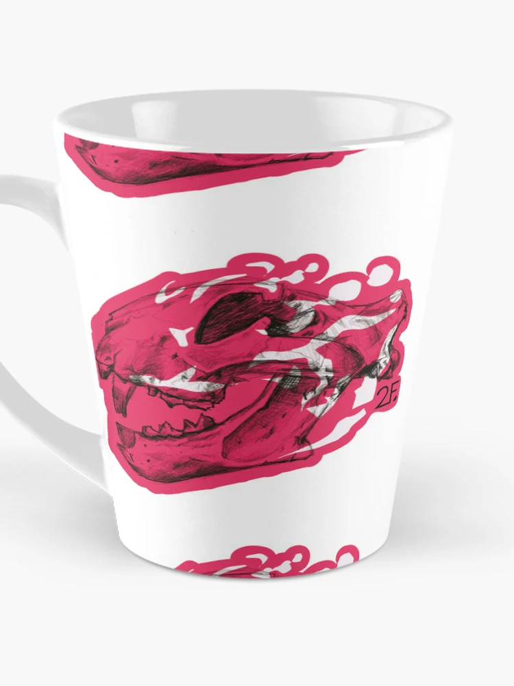 Thumbnail 3 of 4, Coffee Mug, Striped History Raspberry designed and sold by 2FunkiDesigns.