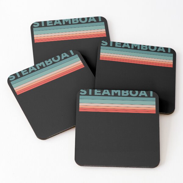 Item preview, Steamboat Colorado Retro Vintage 70s 80s Design designed and sold by CMonica73.