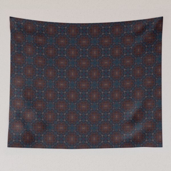 Item preview, African print Colorful light black, brown and blue colors.  designed and sold by NaniniDesigns.