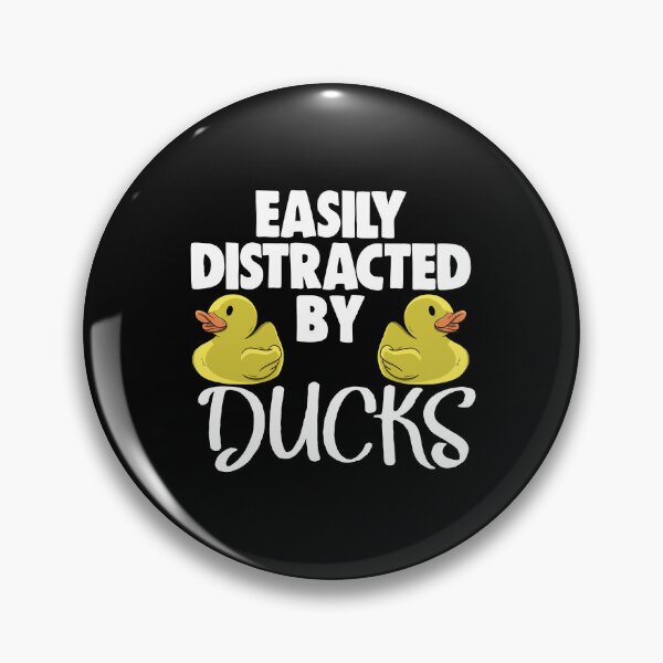 Item preview, Easily Distracted By Ducks designed and sold by Bendthetrend.