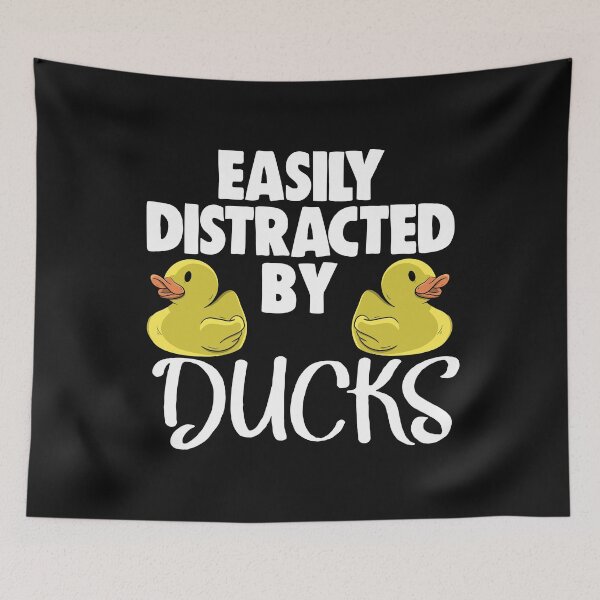 Item preview, Easily Distracted By Ducks designed and sold by Bendthetrend.