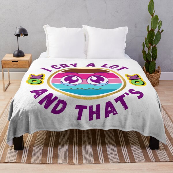 Item preview, I Cry A Lot And That's OK - Funny Crying Memes | Funny Crying Quotes designed and sold by Delandor.