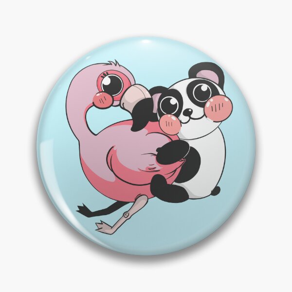 Item preview, flamingo and panda love designed and sold by vale22art.