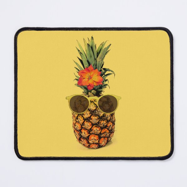 Item preview, Funny Pineapple with yellow sunglasses (yellow) designed and sold by Madame Memento.